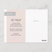 繊細なアーチオーバーレイ写真エロペメントポストカード ポストカード (裏面)