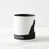 繊細なアーチシルエットマグ マグカップ (中央)