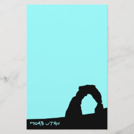 繊細なアーチ型スカイライン文房具 便箋