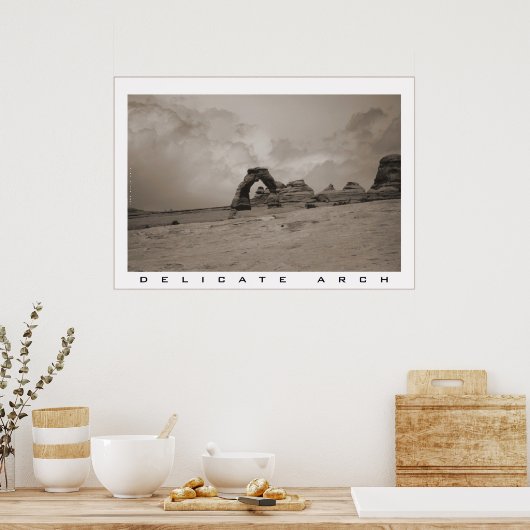 繊細なアーチ ポスター (キッチン)