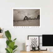 繊細なアーチ ポスター (ホームオフィス)