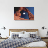 繊細なアーチ | Arches National Park Utah キャンバスプリント (インサイチュ (寝室))