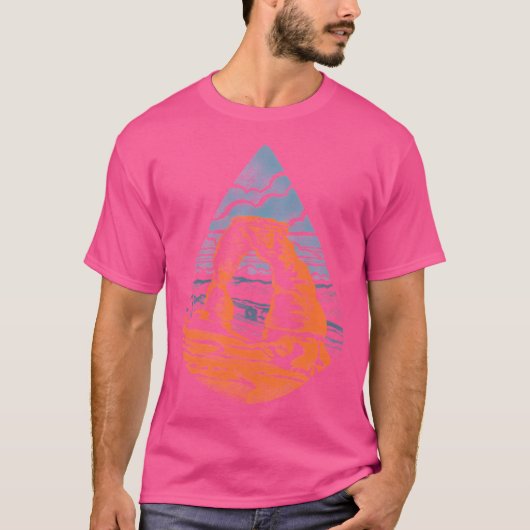 繊細なアーチ Tシャツ (正面)