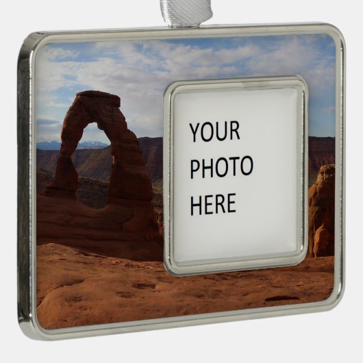 繊細なアーチIアットアーチズナショナルパーク シルバープレートフレームオーナメント (右)