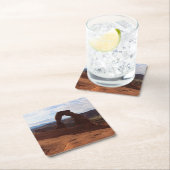 繊細なアーチIアットアーチズナショナルパーク スクエアペーパーコースター (インサイチュ)