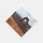 繊細なアーチIアットアーチズナショナルパーク スタンダードランチョンナプキン (角)