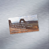 繊細なアーチIアットアーチズナショナルパーク マグネット名刺 (インサイチュ)