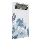 繊細なインディゴ開花 – ソフトエレガンスバイクラリカア ミニクリップボード (アングル)