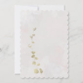 繊細なエレガンスのアクリルバプテスマの招待 招待状 (裏面)