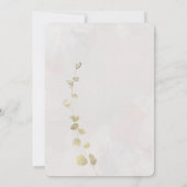 繊細なエレガンスのアクリルバプテスマの招待 招待状 (裏面)