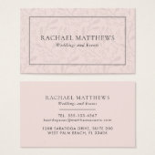 繊細なエレガンスピンクフェミニンフローラ (正面&裏面)