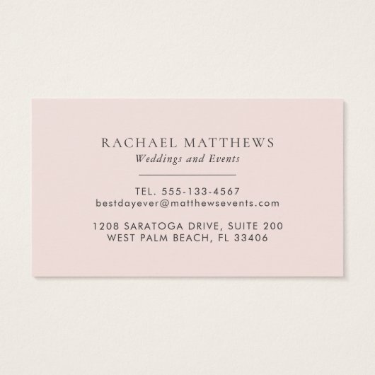 繊細なエレガンスピンクフェミニンフローラ (裏面)