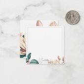 繊細なエレガントマグノリア花のノートカード ノートカード (正面/裏面インサイチュ)