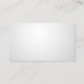 繊細なオープンブック代替先生 名刺 (裏面)