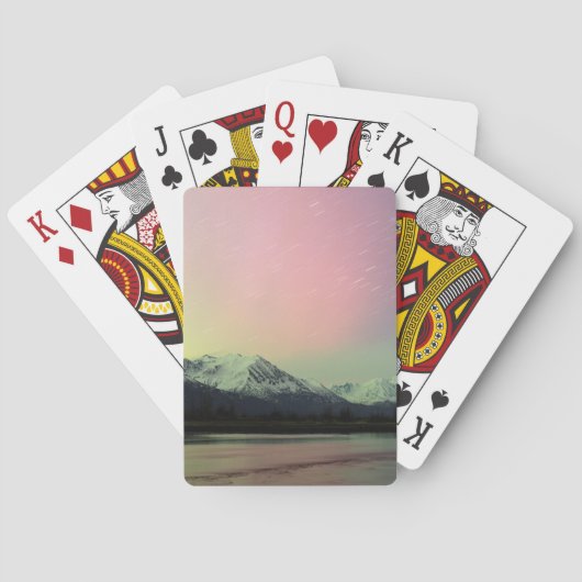 繊細なオーロラ トランプ (裏面)