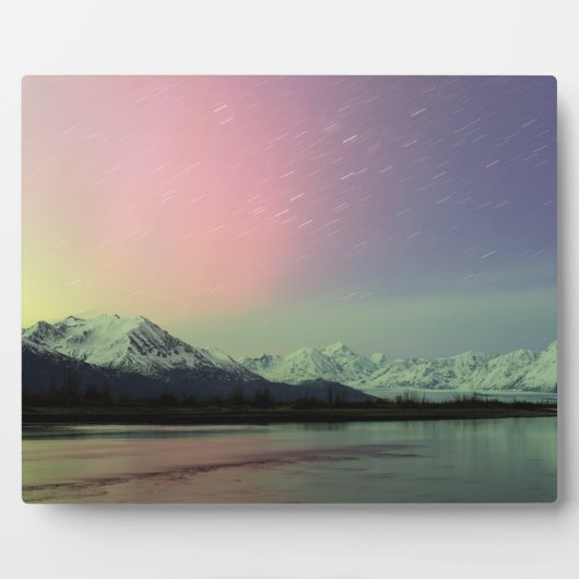 繊細なオーロラ フォトプラーク (正面)