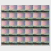 繊細なオーロラ ラッピングペーパー (フラット)