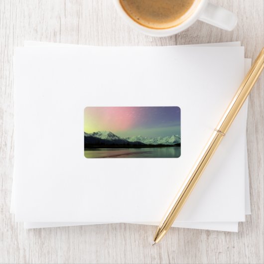 繊細なオーロラ ラベル (インサイチュ)