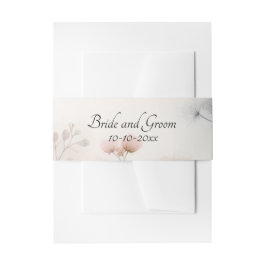 繊細なクイーンアンのレース 招待状ベリーバンド