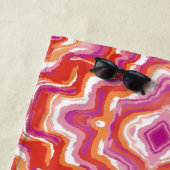 繊細なコミュニティのレズビアンプライドフラグビーチタオル ビーチタオル (インサイチュ)