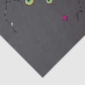 繊細なゴーリッシュファンキーおもしろいゾンビXOXO 薄葉紙 (詳細)