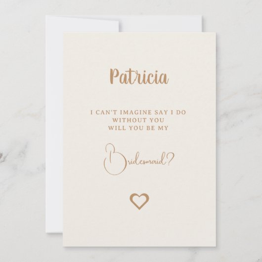 繊細なゴールドとクリームのウェディングパーティーへの招待カード 招待状 (裏面)