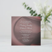繊細なサングリアの結婚式招待状 招待状 (スタンド正面)