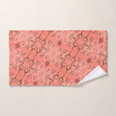 繊細なサンゴフローラタオルセット バスタオルセット (ハンドタオル)