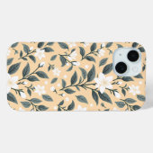 繊細なジャスミン花柄 Case-Mate iPhoneケース (裏面 (横))