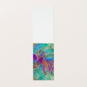 繊細なジャングルパターンジェムストーンパステルカラーズシャ 名刺 (外部フラット)