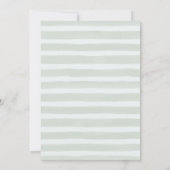 繊細なスクリプト イースター ブランシュ 招待状 (裏面)