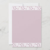 繊細なスターゲイザーリリーのウェディング招待状セット 招待状 (裏面)