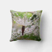 繊細なタンポポ抽象芸術 クッション (裏面)