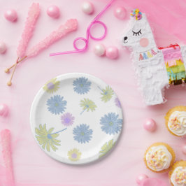 繊細なダリアの紙皿 ペーパープレート