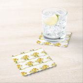 繊細なダリア！レースのような縁取り ペーパーコースター (インサイチュ)