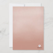 繊細なダンサーの招待状 招待状 (裏面)