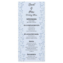 繊細なダークブルーのワイルドフラワーロマンチック結婚ズ