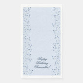 繊細なダークブルーのワイルドフラワー結婚のフローラ (正面)