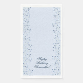 繊細なダークブルーのワイルドフラワー結婚のフローラ