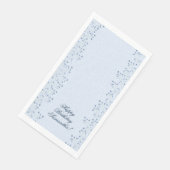 繊細なダークブルーのワイルドフラワー結婚のフローラ (コーナー)