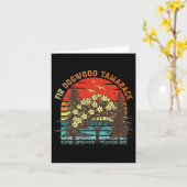 繊細なツリーアンチトランプモアドウッドタマラック1 カード (黄色い花)