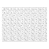 繊細なテクスチャグレーフローラテーブルクロス テーブルクロス (正面(横))