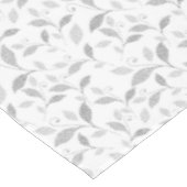 繊細なテクスチャグレーフローラテーブルクロス テーブルクロス (アングル)