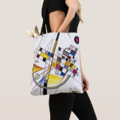 繊細なテンション#85 - Kandinsky トートバッグ (クローズアップ)