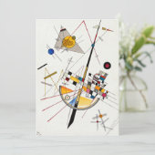 繊細なテンションNo. 85ワッシリー・カンディンスキー サンキューカード (スタンド正面)