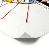 繊細なテンションNo. 85ワッシリー・カンディンスキー ポスター (角)