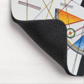 繊細なテンションNo.85，ワッシリーカンディンスキー マウスパッド (コーナー)