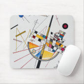 繊細なテンションNo.85，ワッシリーカンディンスキー マウスパッド (マウス)