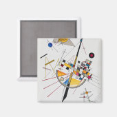 繊細なテンションNo.85，ワッシリーカンディンスキー マグネット (正面/裏面)