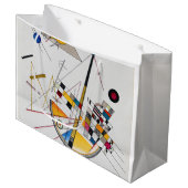 繊細なテンションNo.85，ワッシリーカンディンスキー ラージペーパーバッグ (正面アングル)